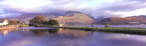 Scottish Panoramic - Ben Nevis viewed from Corpach, Fort William