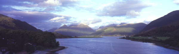 Loch Leven looking towards the Paps of Glencoe.